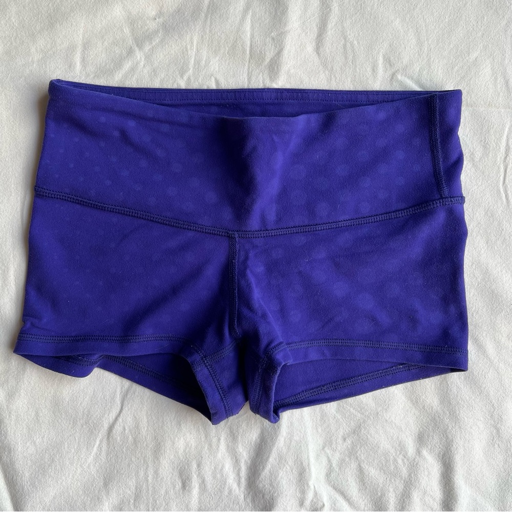 Lululemon Purple Polkadot Boogie Shorts Size 4